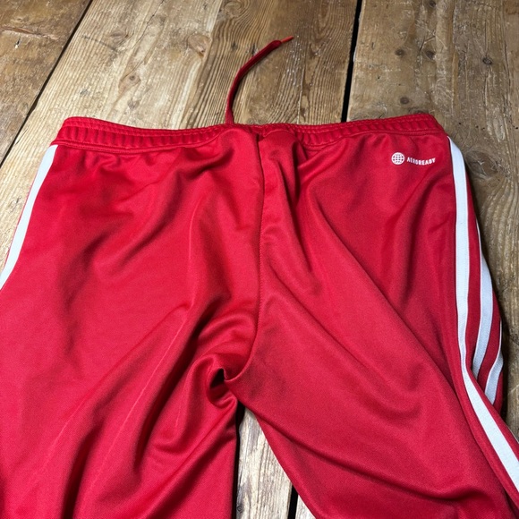 Adidas Tiro 23 Climacool Zippered Soccer Track Pants Red - Picture 8 of 8
